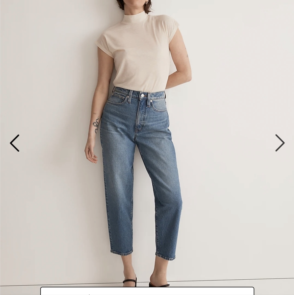 NEW Madewell Balloon Jeans in Grandile Wash, size 28